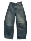 Loewe Panelled Jeans In Blue