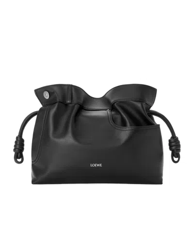 Loewe Panta Medium Shoulder Bag In Black