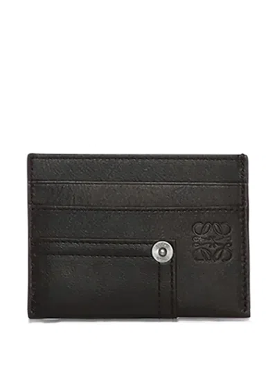 Loewe Panta Press-stud Card Holder In Pink