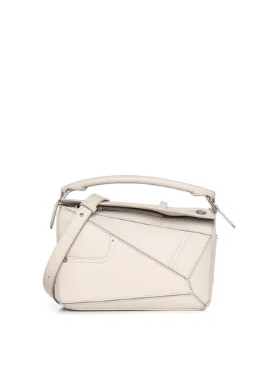 Loewe Panta Small Puzzle Bag In Calfskin In Pink