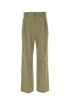 Loewe Buttoned Back Pocket Wide Leg Trousers