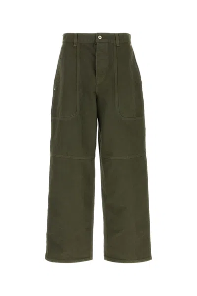 LOEWE PANTALONE CARGO IN COTONE KAKI UOMO