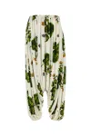 Loewe Multicolor Printed Viscose Pant