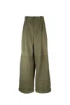 Loewe Wide-leg Trousers With Belt Loops And Back Pocket