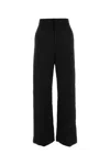 Loewe Straight-leg Wool Trousers In Black