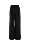 Loewe Straight-leg Wool Trousers In Black