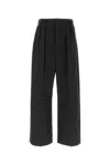 Loewe Stretch Cotton Pant Back Pocket In Darkanthracite