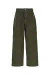 Loewe Cargo Trousers Utility Multiple Pockets In Green