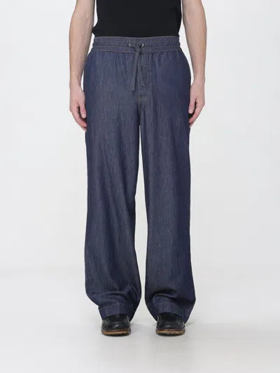 Loewe Pants Men Color Blue