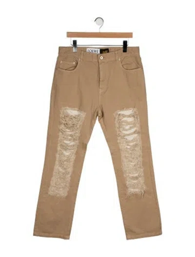 Pre-owned Loewe Pants In Neutrals