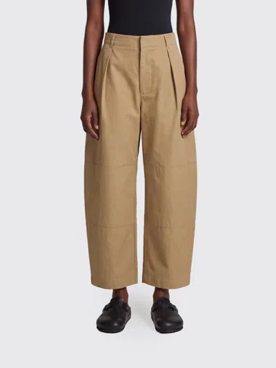 Loewe Pants Woman Color Beige