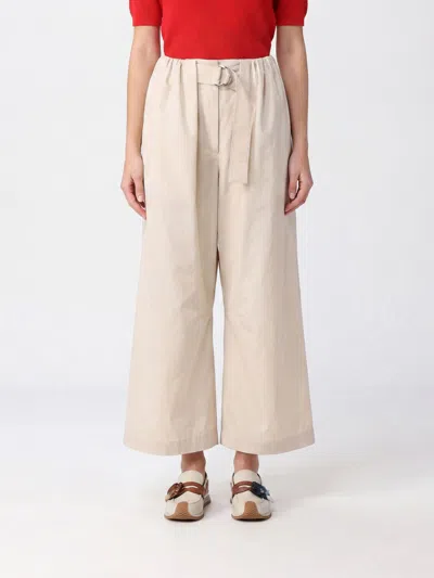 Loewe Pants Woman Color Ivory In Neutral