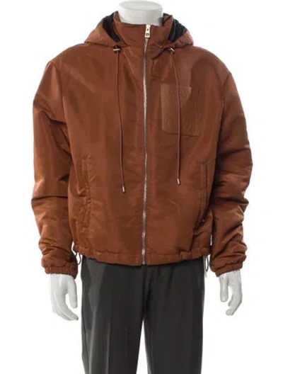 Pre-owned Loewe Parka In Brown