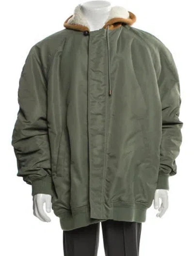 Pre-owned Loewe Parka In Green