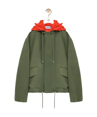 Loewe Parka In Cotton In Multi