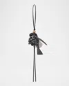 Loewe Parrot Charm In Black Soft White