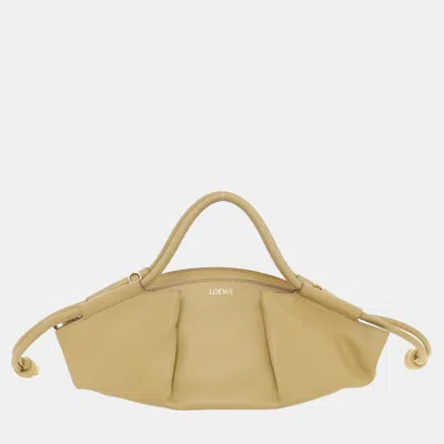 Pre-owned Loewe Paseo Top Handle Bag In Yellow