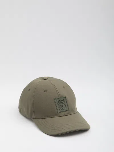 Loewe Patch Cap In Gray