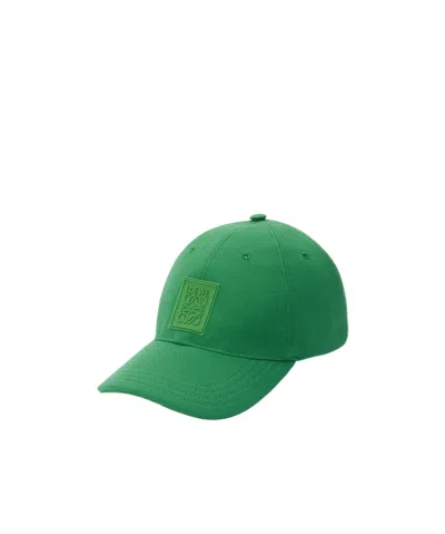 Loewe Patch Cap In Green