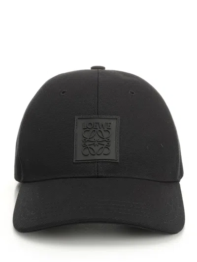 Loewe Anagram Logo-embroidered Baseball Cap In Blue