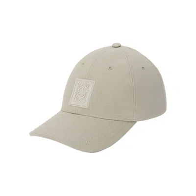 Pre-owned Loewe Patch Cap 'shell Grey' | Men's Size Onesize