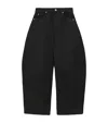 Loewe Patch-detail Barrel Jeans In Black