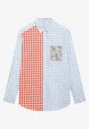 Loewe Patchwork Check Shirt In Multi