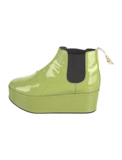 Pre-owned Loewe Patent Leather Mules