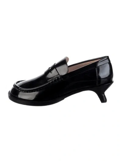 Pre-owned Loewe Patent Leather Pumps In Black