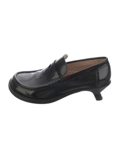 Pre-owned Loewe Patent Leather Pumps In Black