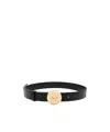 Loewe Pattern Engraved Belt In Black