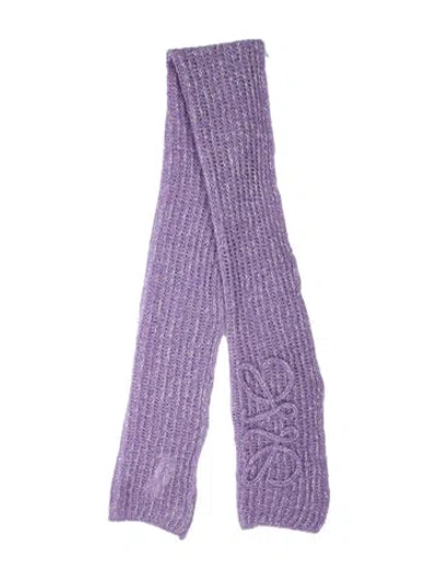 Pre-owned Loewe Patterned Scarf In Pink