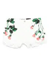 Loewe Foral-print Shorts In White