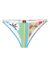 Loewe Paula's Ibiza Printed Bikini Bottom In Multi