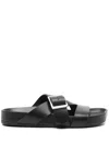 Loewe Slide Ease Buckle In Vegetable Tanned Calfskin In Multi