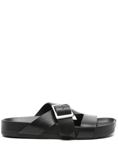 LOEWE LOEWE PAULA'S IBIZA EASE BUCKLE LEATHER SANDALS