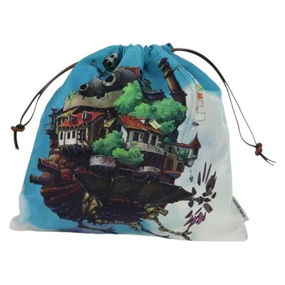 Pre-owned Loewe Paula Drawstring Pouch Printed Canvas Multicolour Canvas Clutche & Pouche Bag ()