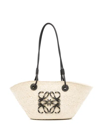 Loewe Paula's Ibiza Anagram Basket Small Rafia Tote