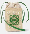 Loewe Paula's Ibiza Anagram Beaded Bucket Bag
