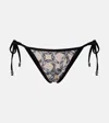 Loewe Technical Jersey Bikini Bottom In Black