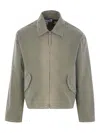 Loewe Paula's Ibiza Anagram Cotton Jacket In Green