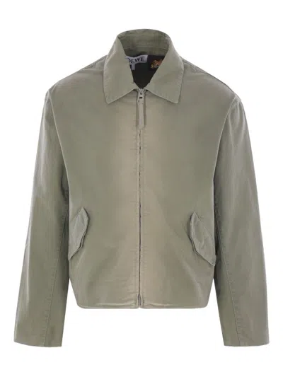 LOEWE LOEWE PAULA'S IBIZA ANAGRAM COTTON JACKET