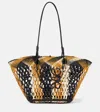 Loewe Paula's Ibiza Anagram Medium Basket Bag In Multicoloured