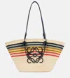 Loewe Paula's Ibiza Anagram Medium Basket Bag In Multicoloured