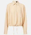 Loewe Lapel Long Sleeve Casual Jacket In Neutral