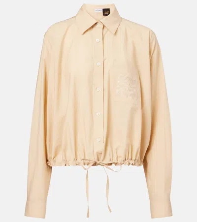 Loewe Paula's Ibiza Anagram Poplin Shirt