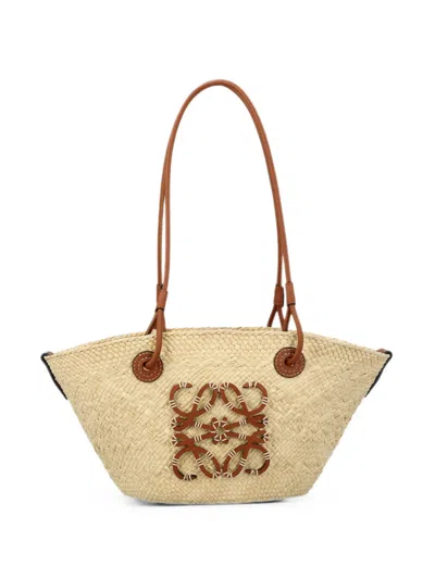 Loewe Paula's Ibiza Beach Bag In Neutral