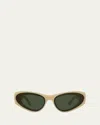 Loewe Full Frame Sunglasses In Ivygrn