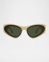 Loewe Full Frame Sunglasses In Ivygrn
