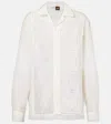 Loewe Paula's Ibiza Cotton And Silk Shirt In White